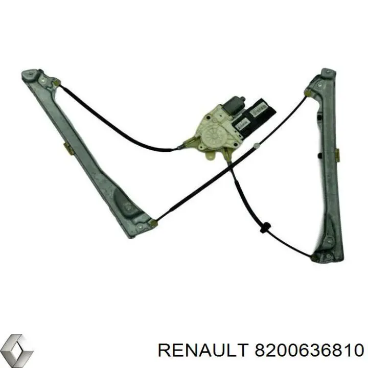8200636810 Renault (RVI) mecanismo de elevalunas, puerta trasera derecha