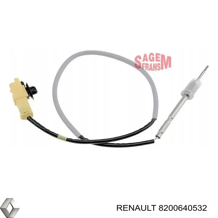 Comprar 8200640532 Renault (RVI) Sensor de temperatura de gases de escape antes de la turbina