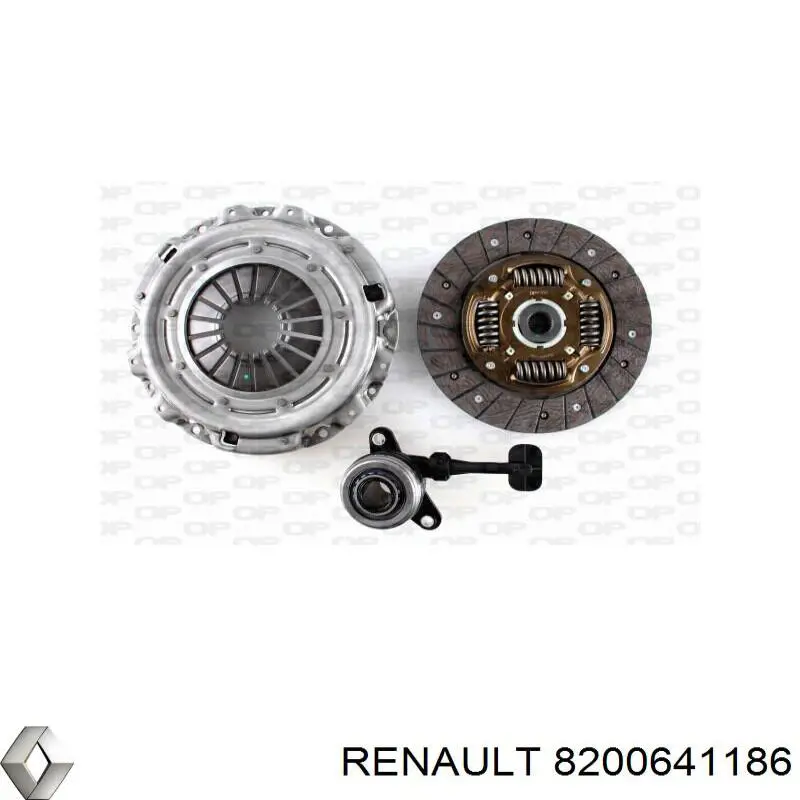 8200641186 Renault (RVI) kit de embrague (3 partes)