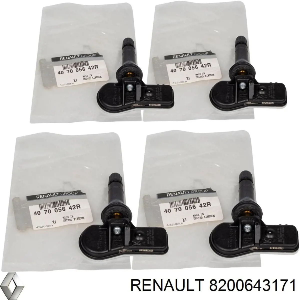 8200643171 Renault (RVI) Sensor de posición del cigüeñal