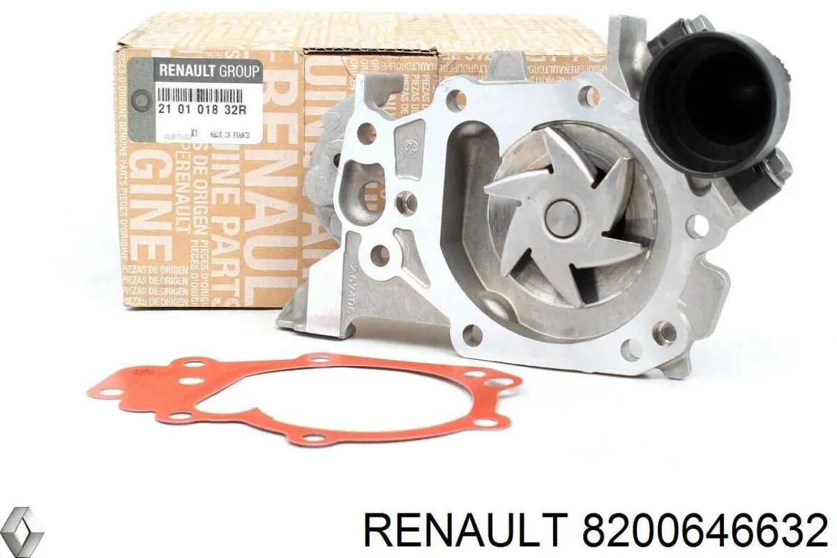 Perno de la polea del cigüeñal Renault (RVI) 8200646632