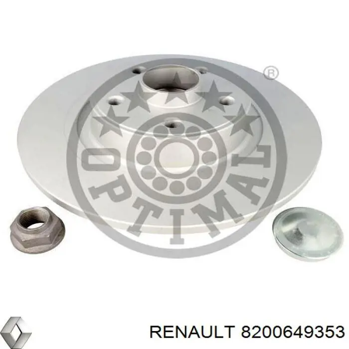 Disco de freno trasero Renault Espace 4 JK0