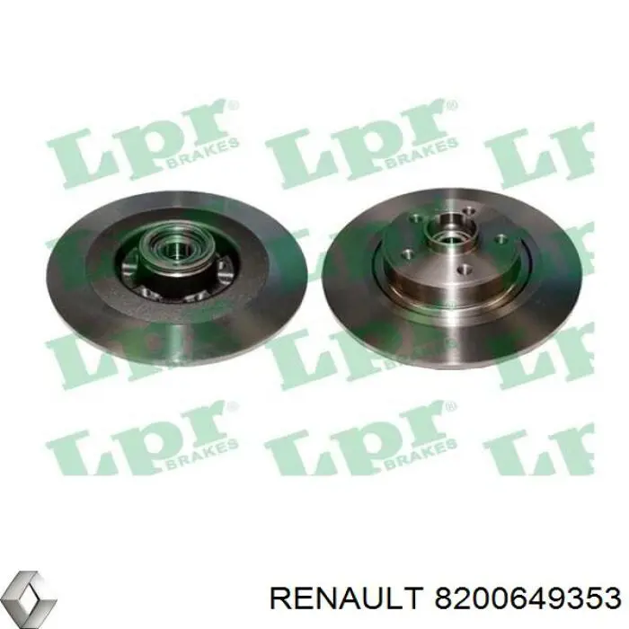 Disco de freno trasero Renault Espace 4 JK0