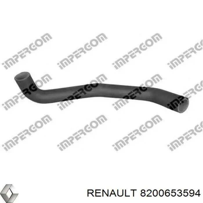4417893 Opel tubo flexible de aire de sobrealimentación izquierdo