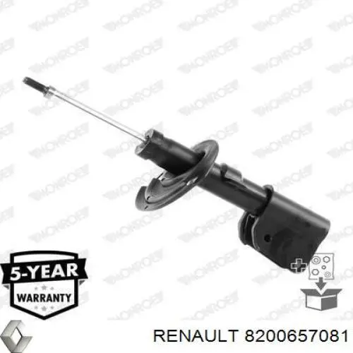 8200657081 Renault (RVI) amortiguador delantero