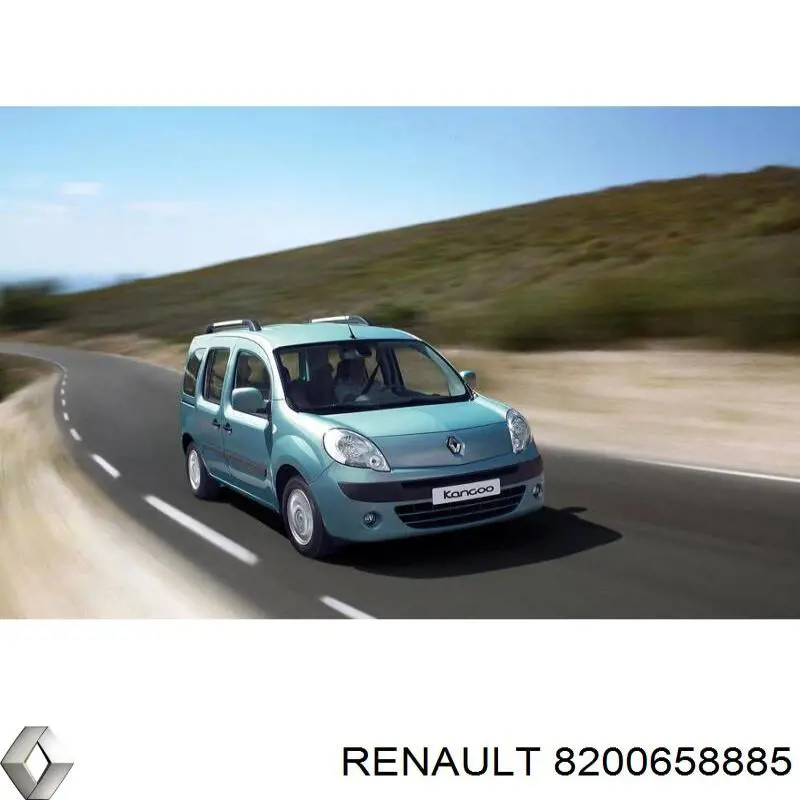 8200658885 Renault (RVI) protector para parachoques