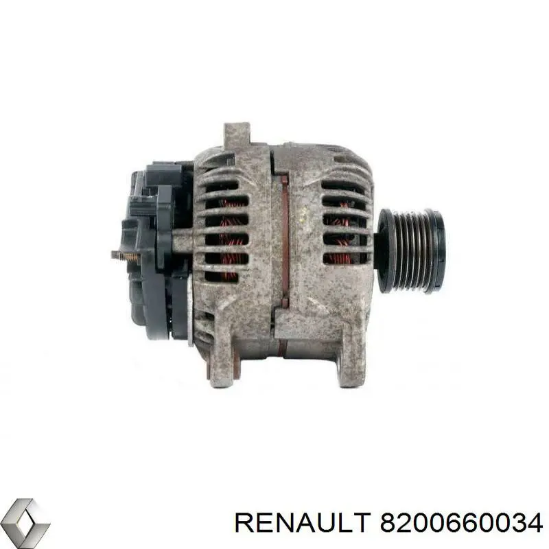 Alternador 8200660034 Renault (RVI)