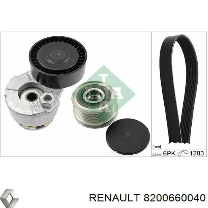 8200660040 Renault (RVI) alternador