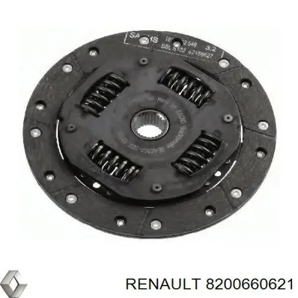 8200660621 Renault (RVI) disco de embrague