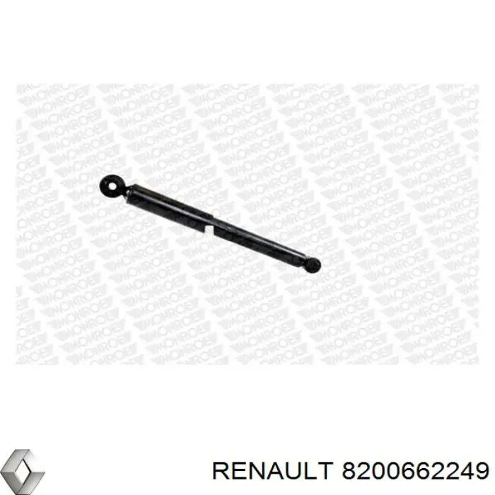 8200662249 Renault (RVI) amortiguador trasero