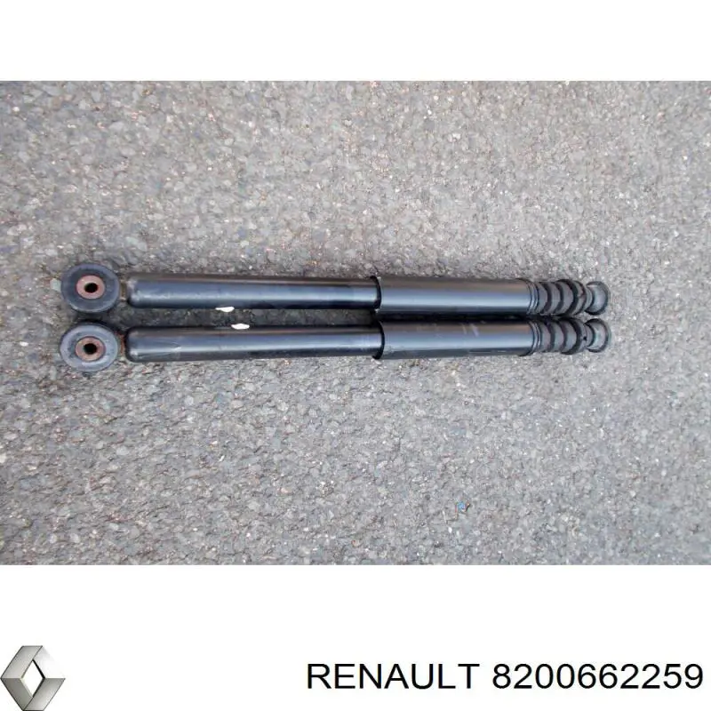 Amortiguador trasero 8200662259 Renault (RVI)