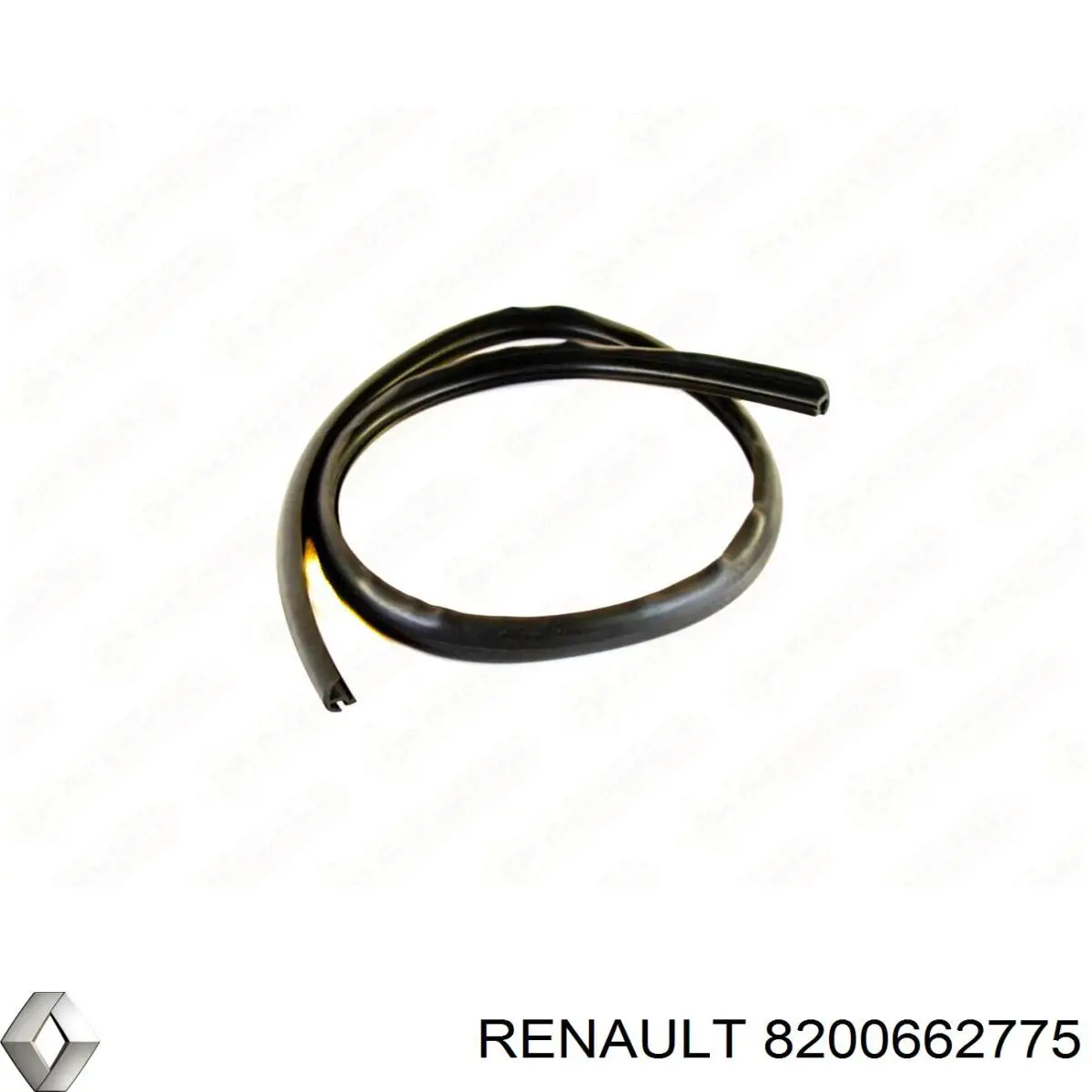 8200662775 Renault (RVI) moldura de parabrisas superior