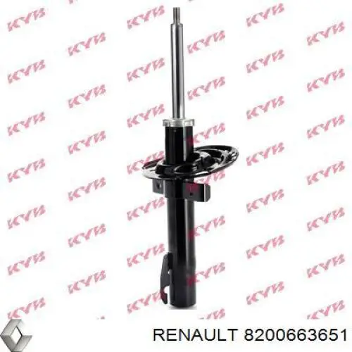 8200663651 Renault (RVI) amortiguador delantero