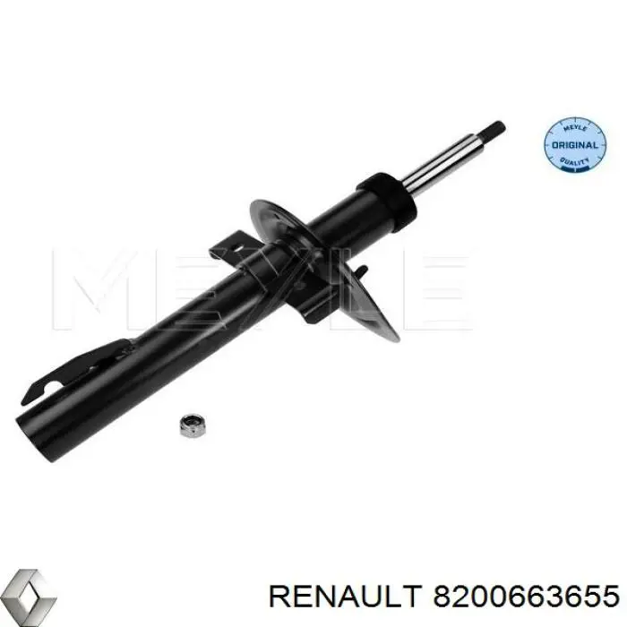 8200663655 Renault (RVI) amortiguador delantero