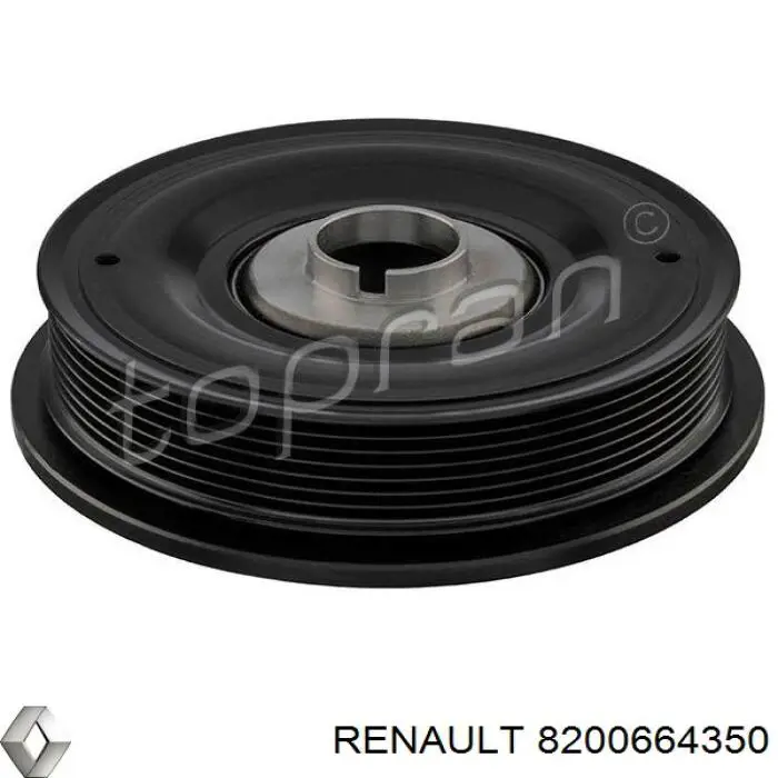 8200664350 Renault (RVI) polea de cigüeñal