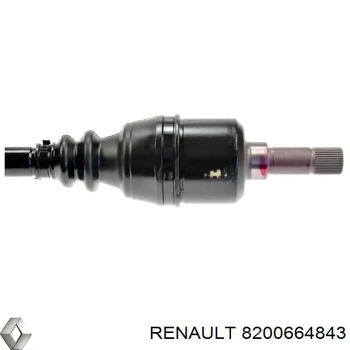 8200664843 Renault (RVI) árbol de transmisión delantero derecho