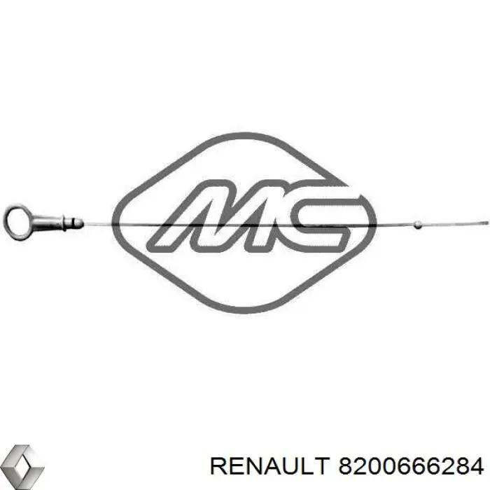 8200666284 Renault (RVI) varilla de nivel de aceite