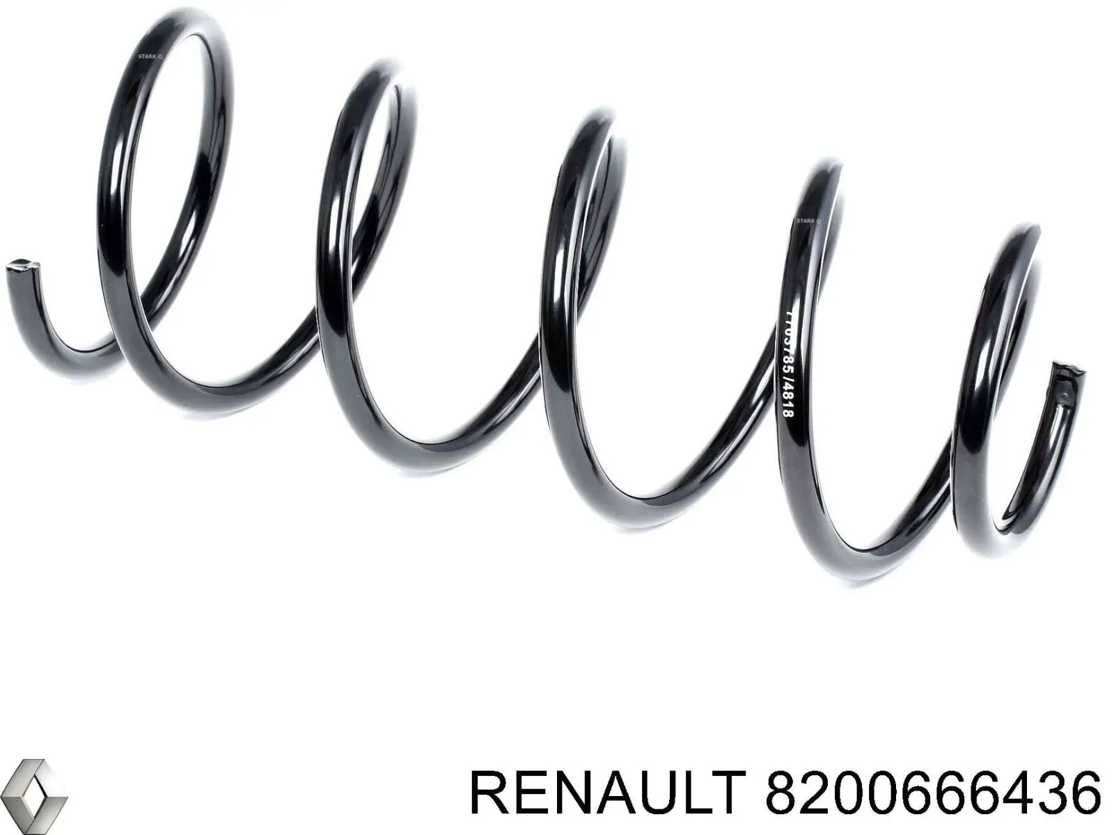 8200666436 Renault (RVI) muelle de suspensión eje delantero