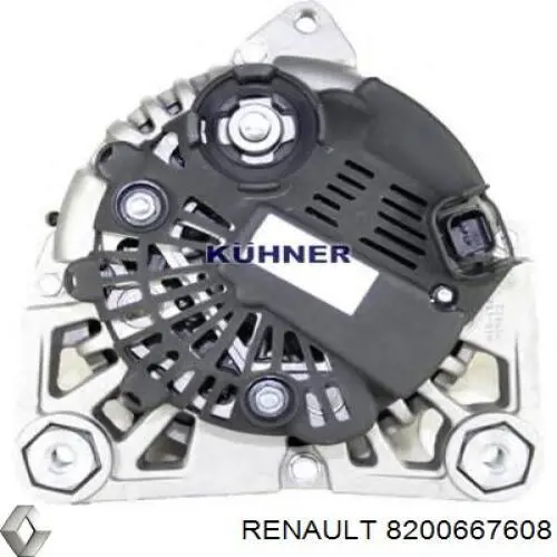 Alternador del motor Renault (RVI) 8200667608 precio, desde 75,50 EUR