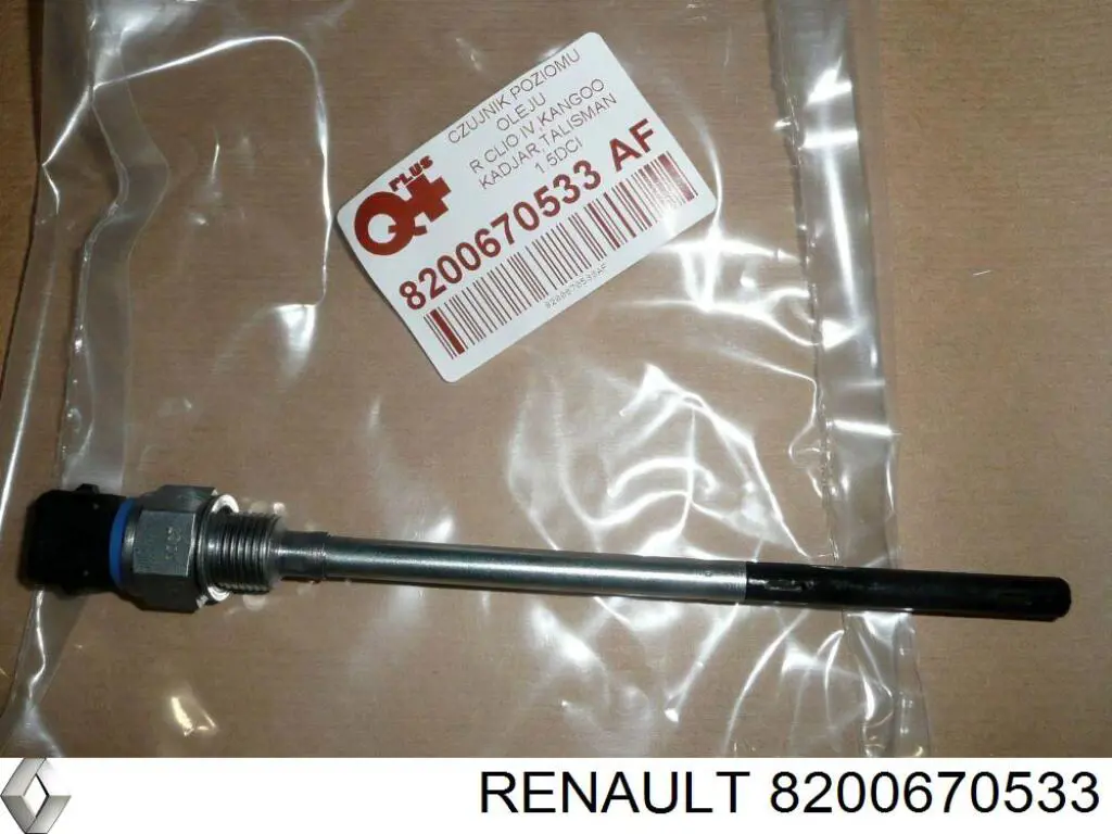 Sensor de nivel de aceite 8200670533 Renault (RVI)