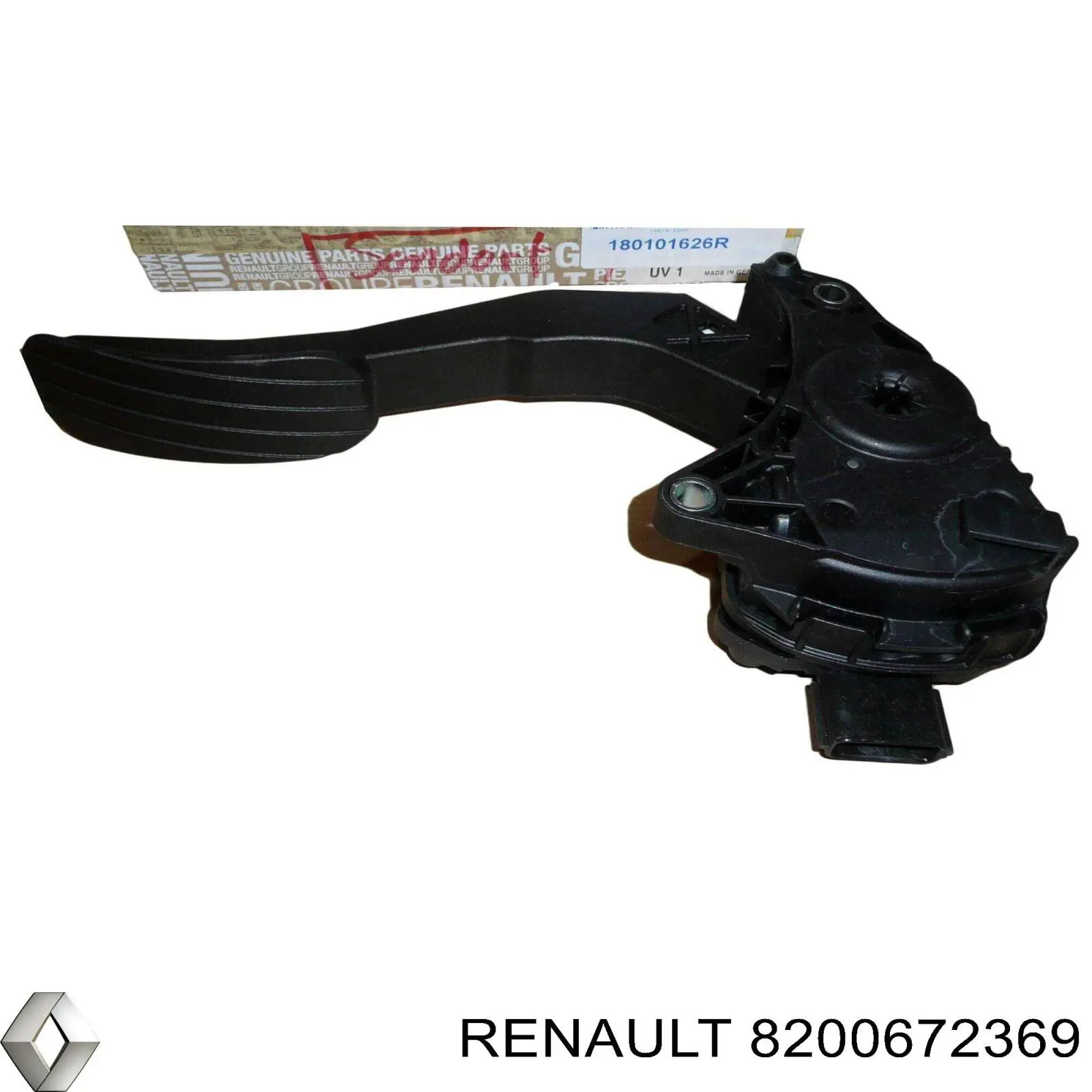 8200672369 Renault (RVI) pedal de acelerador