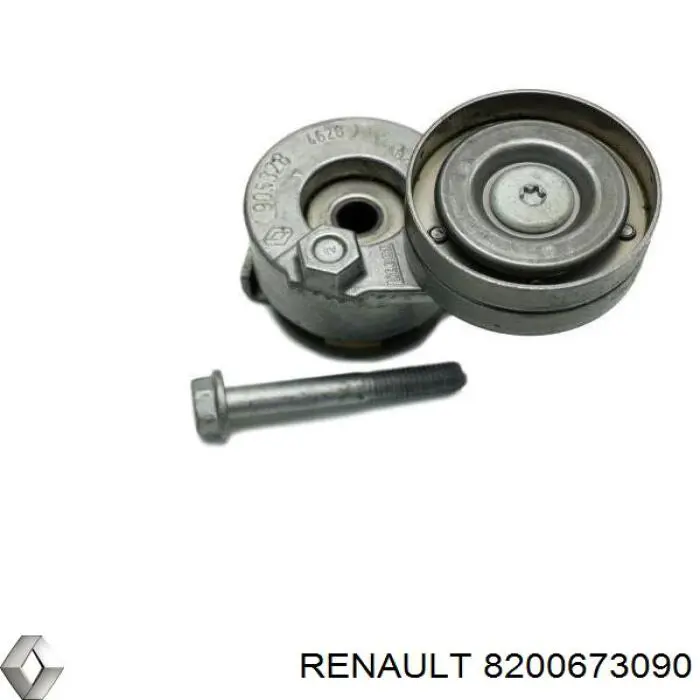 8200673090 Renault (RVI) tensor de correa, correa poli v