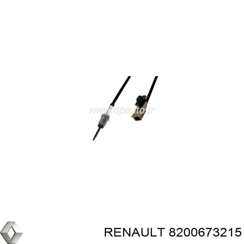 8200673215 Renault (RVI) sensor de temperatura, gas de escape, antes de turbina