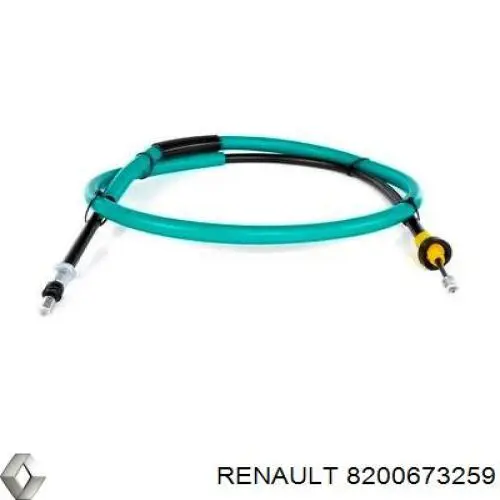 8200673259 Renault (RVI) cable de freno de mano trasero derecho
