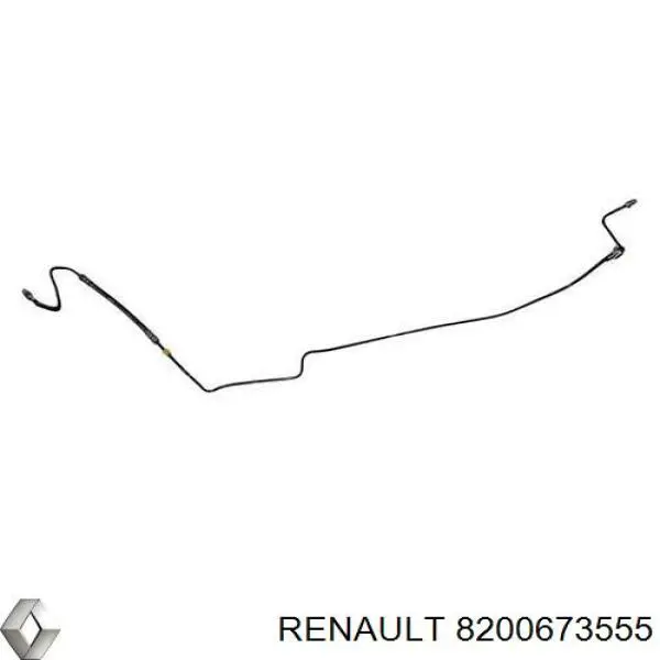 8200673555 Renault (RVI) latiguillo de freno trasero izquierdo
