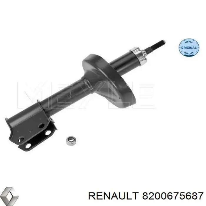 8200675687 Renault (RVI) amortiguador delantero