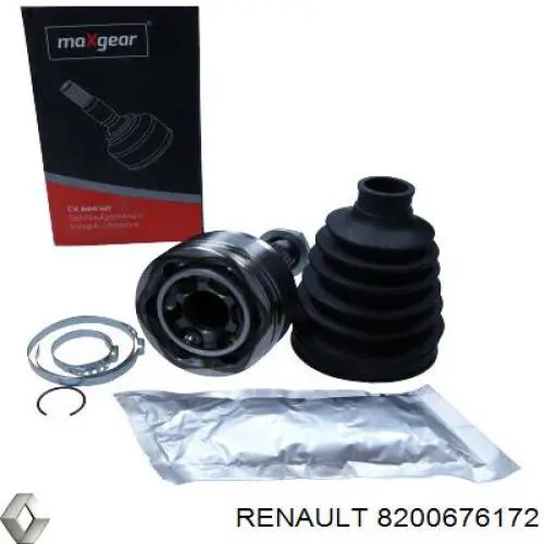 8200934677 Renault (RVI) árbol de transmisión delantero derecho