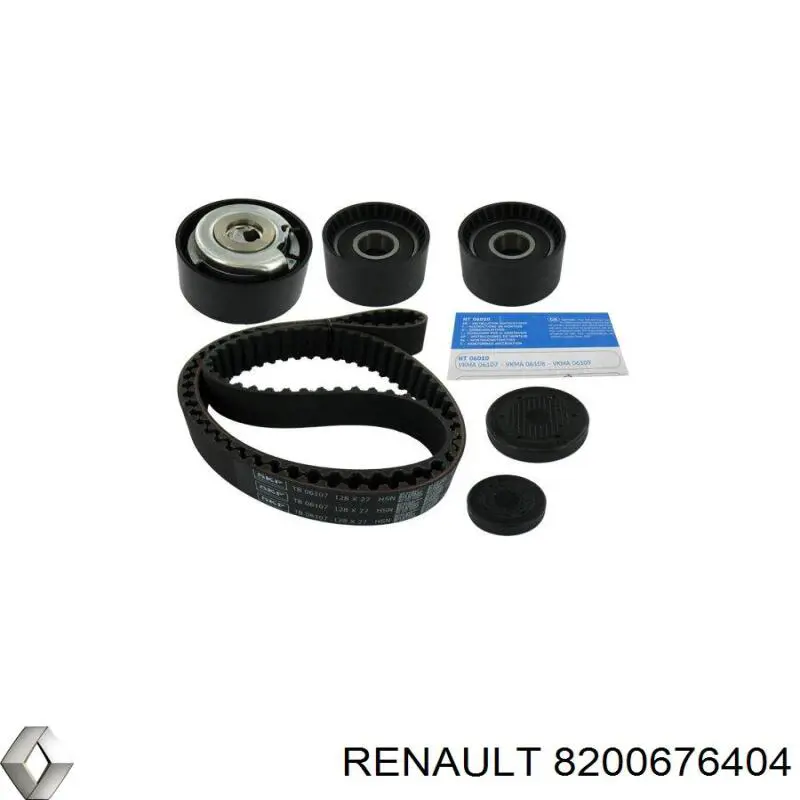 8200676404 Renault (RVI) polea correa distribución