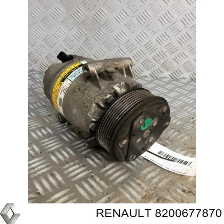 8200677870 Renault (RVI) compresor de aire acondicionado