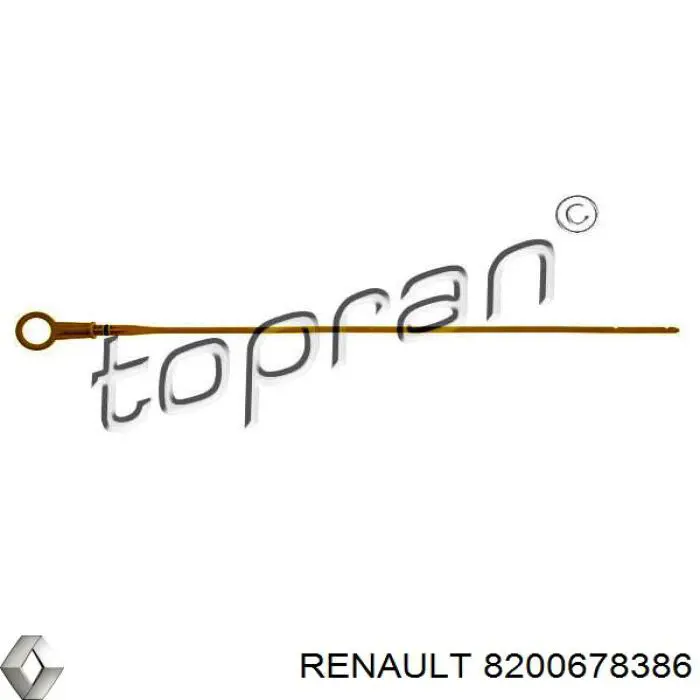Varilla de nivel de aceite Renault (RVI) 8200678386