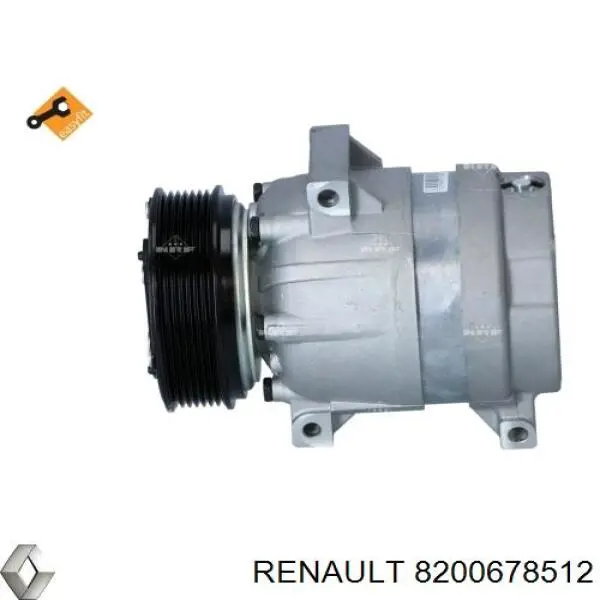 Comprar 8200678512 Renault (RVI) Compresor de aire acondicionado coche