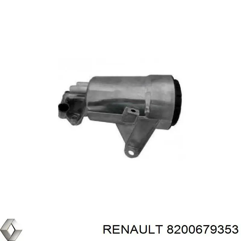 Portafiltro de aceite 8200679353 Renault (RVI)