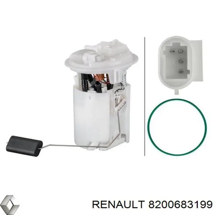 8200683199 Renault (RVI) módulo alimentación de combustible