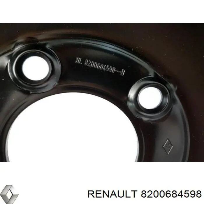 8200684598 Renault (RVI) llantas de acero (estampado)