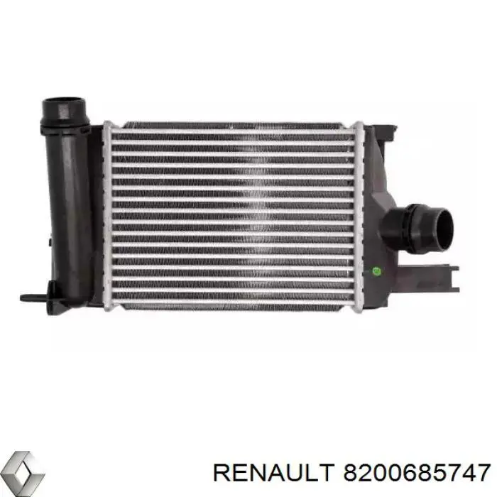 8200685747 Renault (RVI) radiador de aire de admisión