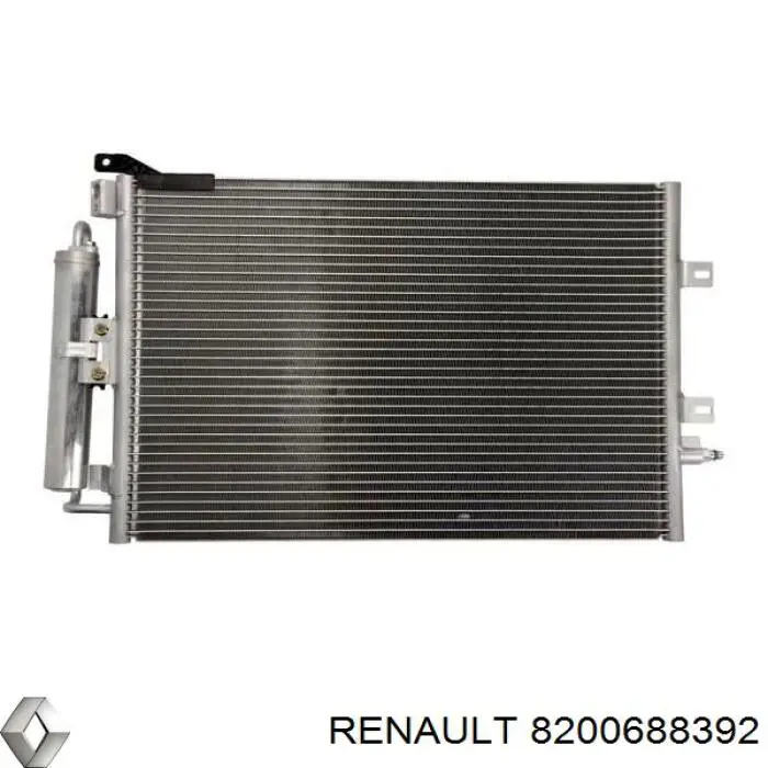 Condensador aire acondicionado 8200688392 Renault (RVI)