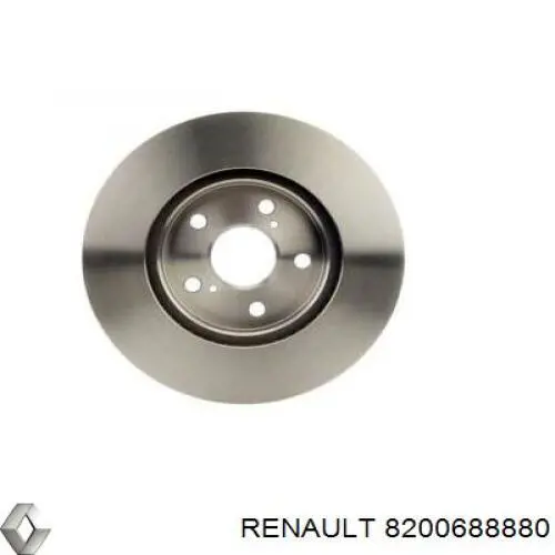 Disco de freno delantero Renault (RVI) 8200688880