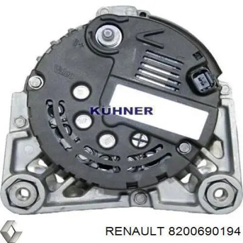 Alternador del motor Renault (RVI) 8200690194 precio, desde 77,14 EUR