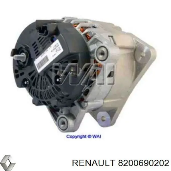 8200690202 Renault (RVI) alternador