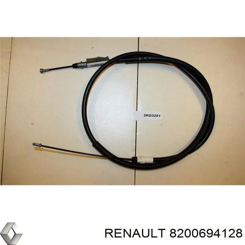 Comprar 8200694128 Renault (RVI) Cable de freno de mano trasero derecho/izquierdo