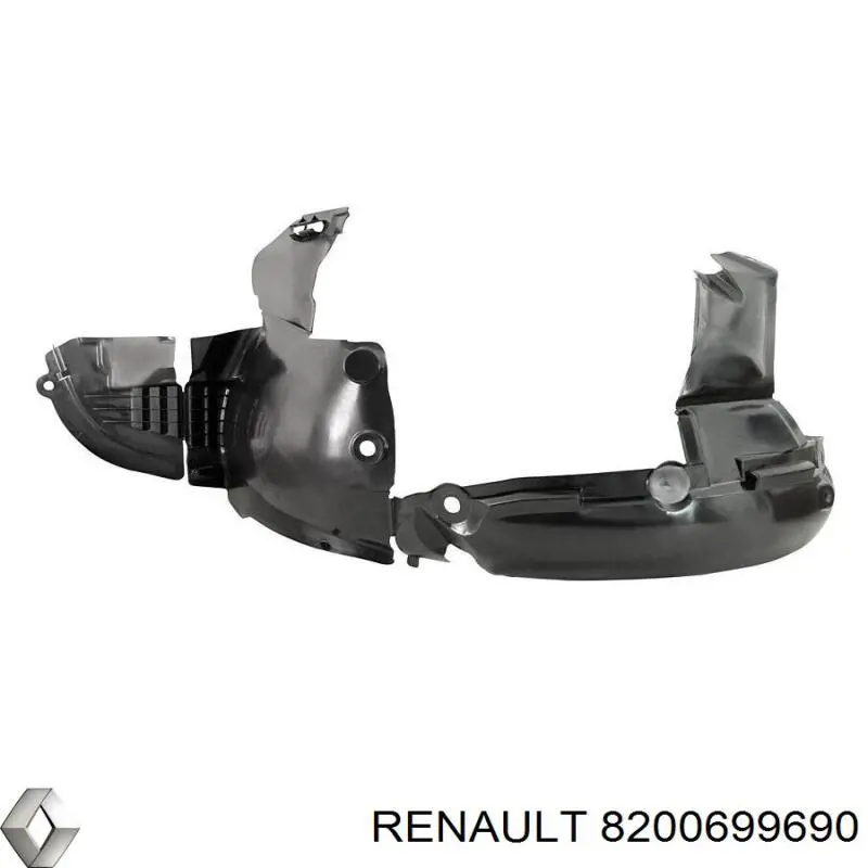 Guardalodos interior izquierdo, guardafango delantero Renault (RVI) 8200699690 precio, desde 21,26 EUR