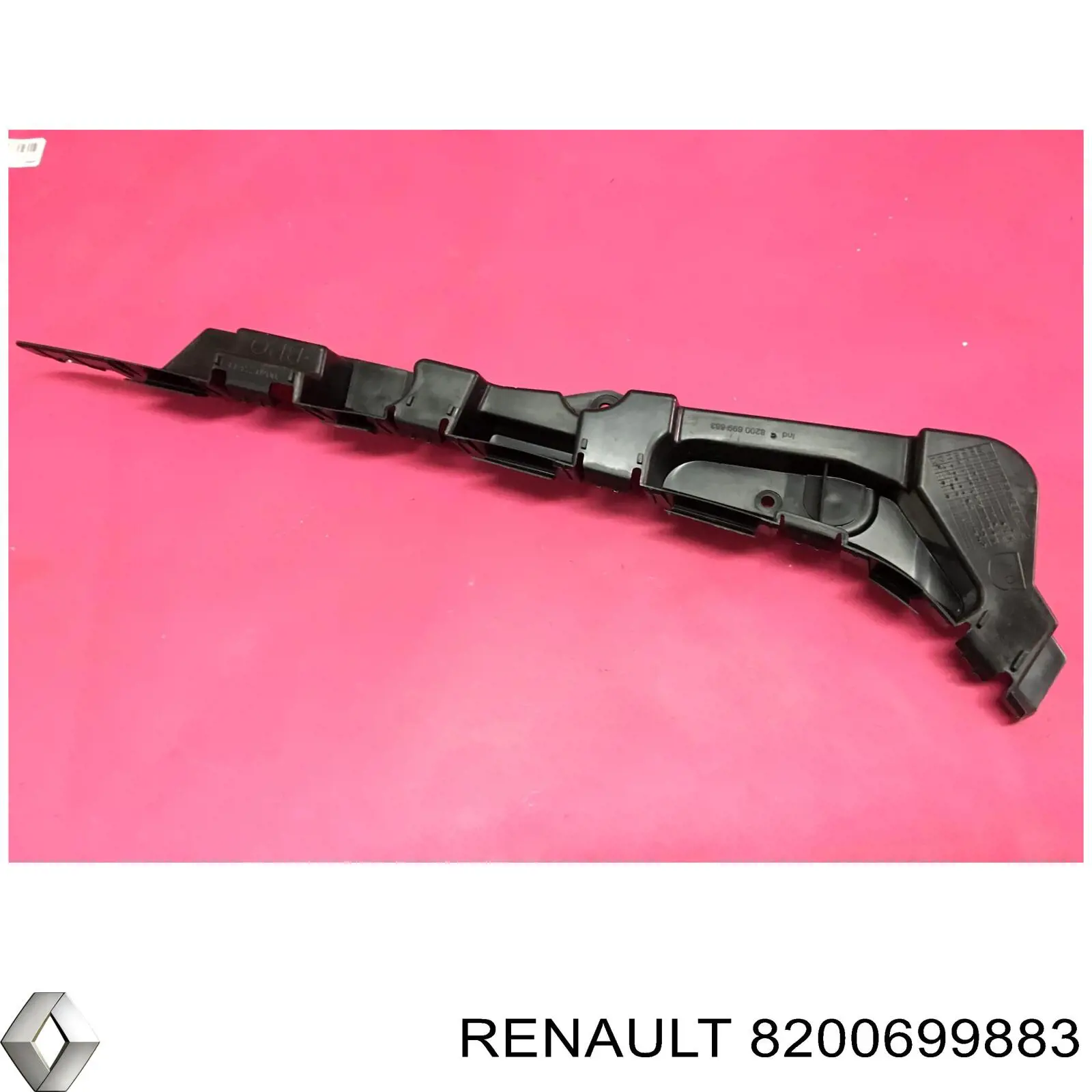 Soporte de parachoques trasero exterior derecho para Renault Clio (LU)