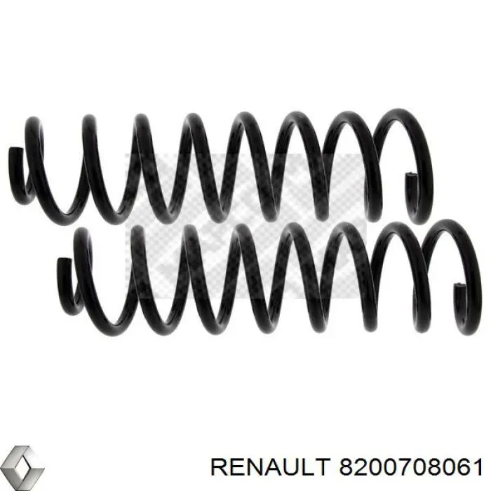 8200708061 Renault (RVI) muelle de suspensión eje trasero