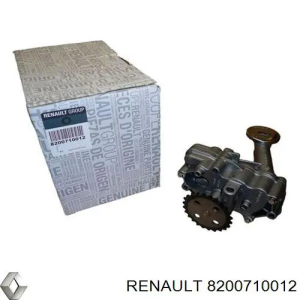 8200710012 Renault (RVI) bomba de aceite