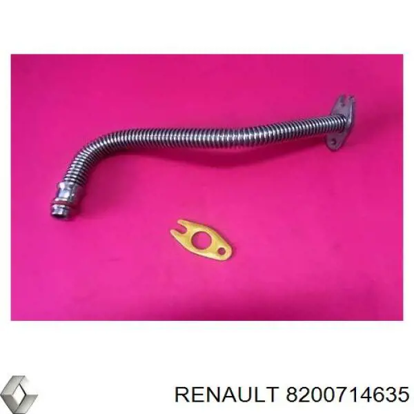 8200714635 Renault (RVI) tubo (manguera Para Drenar El Aceite De Una Turbina)