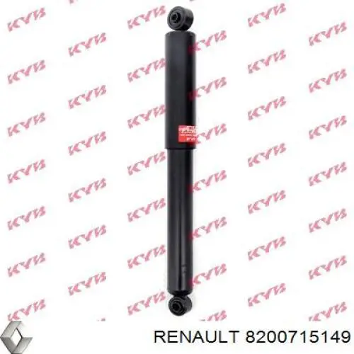 8200715149 Renault (RVI) amortiguador trasero